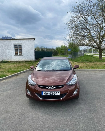 Hyundai Elantra cena 27000 przebieg: 213800, rok produkcji 2012 z Warszawa małe 46